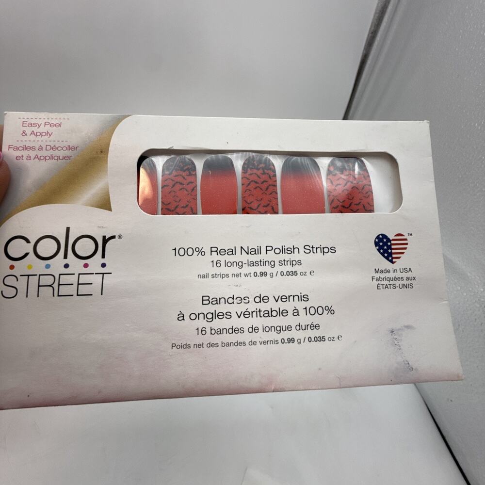 4 Packs Color Street Nail Polish Strips Night Terror, Do Your Fang, Glam-Ouflage - Picture 6 of 10